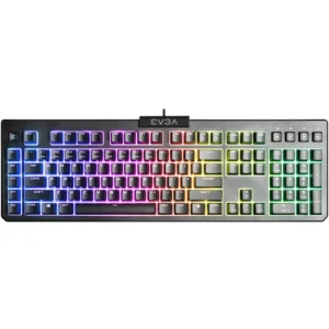 Teclado Gamer EVGA Z12 Membrana RGB USB