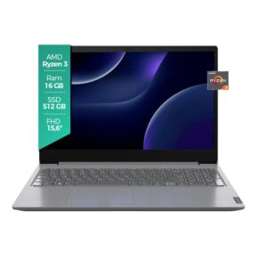 Notebook Lenovo V15,Ryzen 3 , 16GB, SSD 512GB, 15.6″