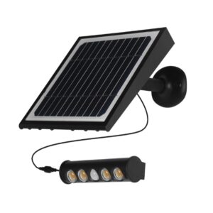 Aplique Reflector Solar Litex Lx830 8w